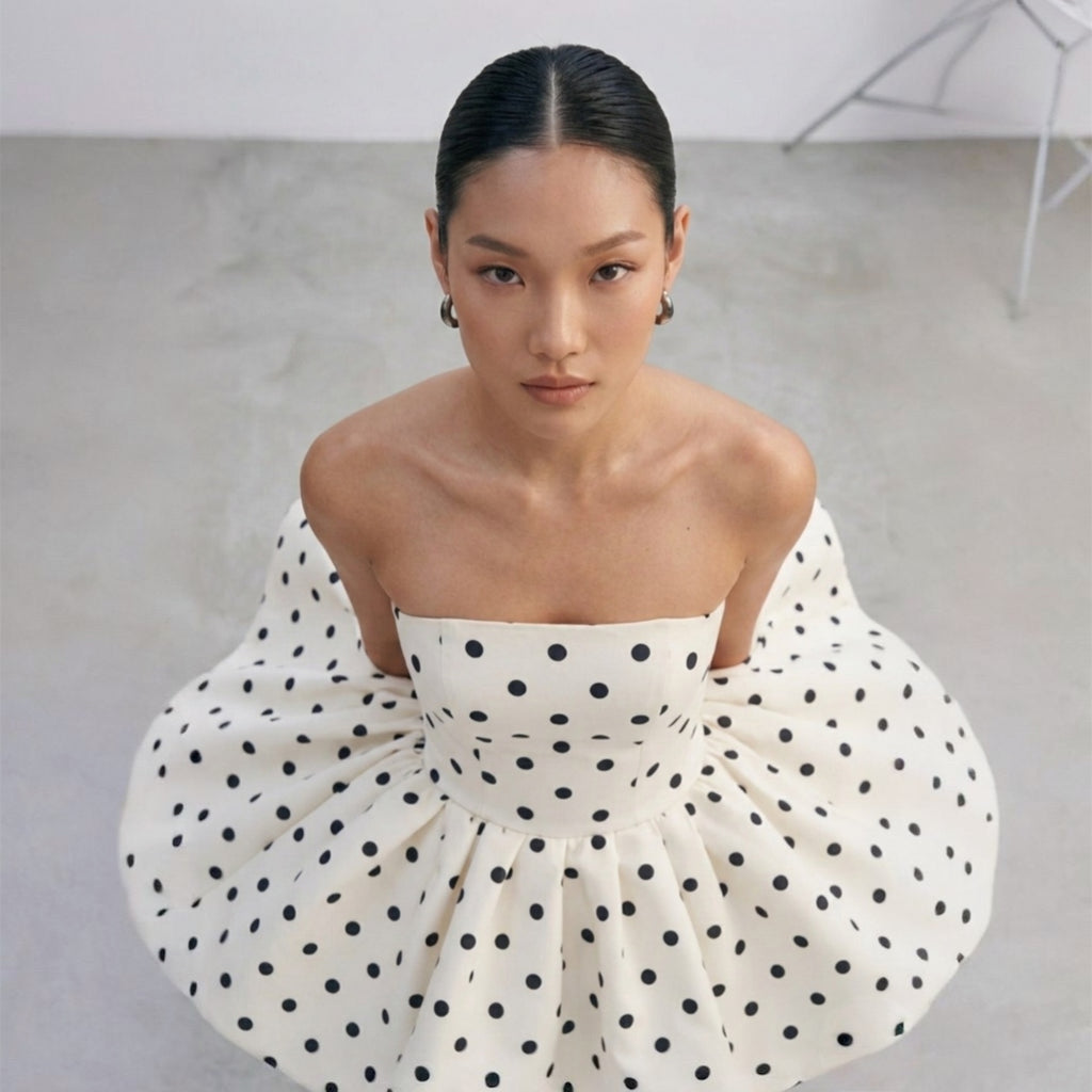 Sara Polka Mini Dress