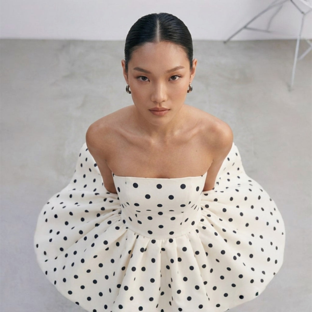 Sara Polka Mini Dress