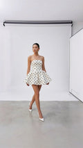 Sara Polka Mini Dress