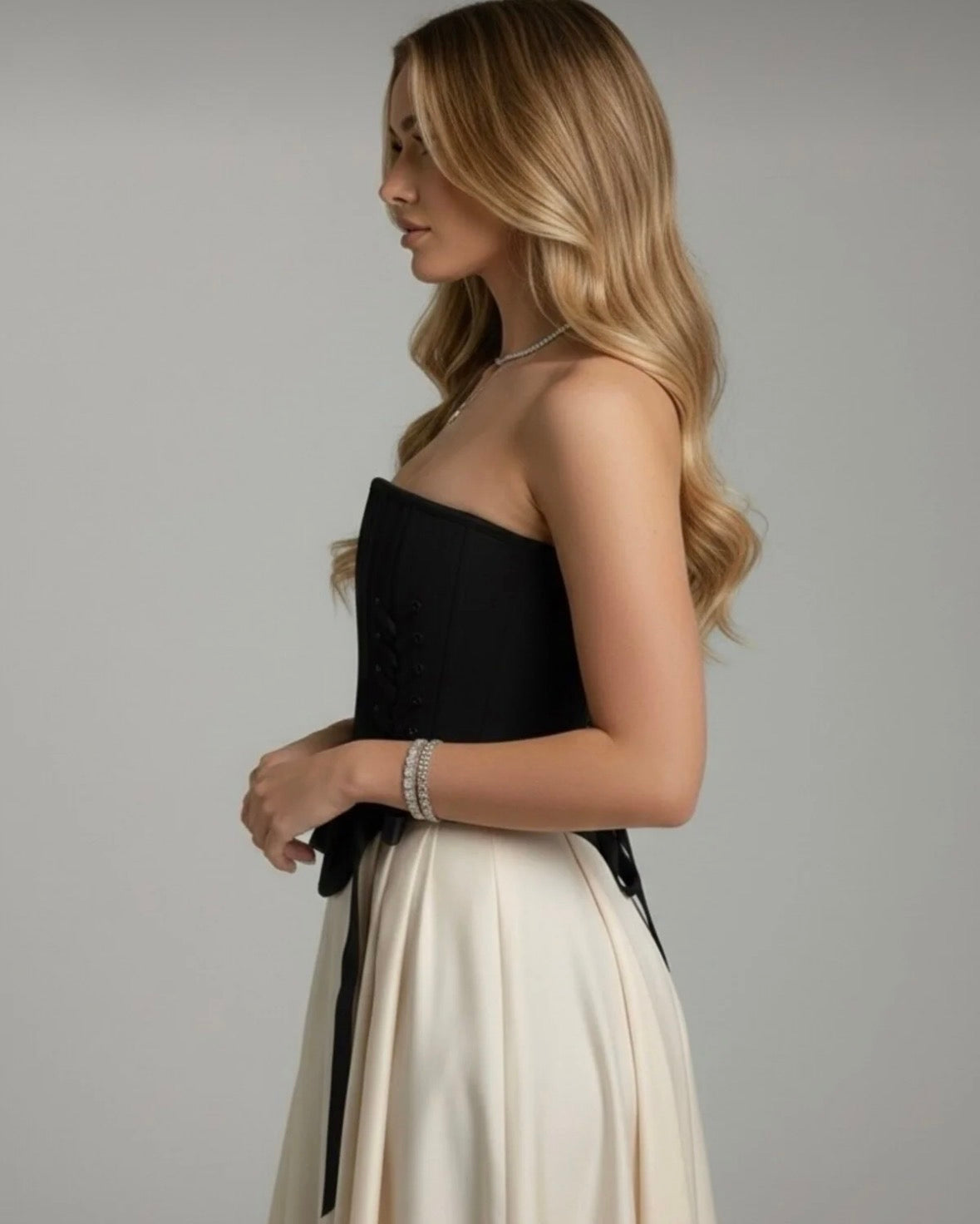 Black Mat Vici Corset