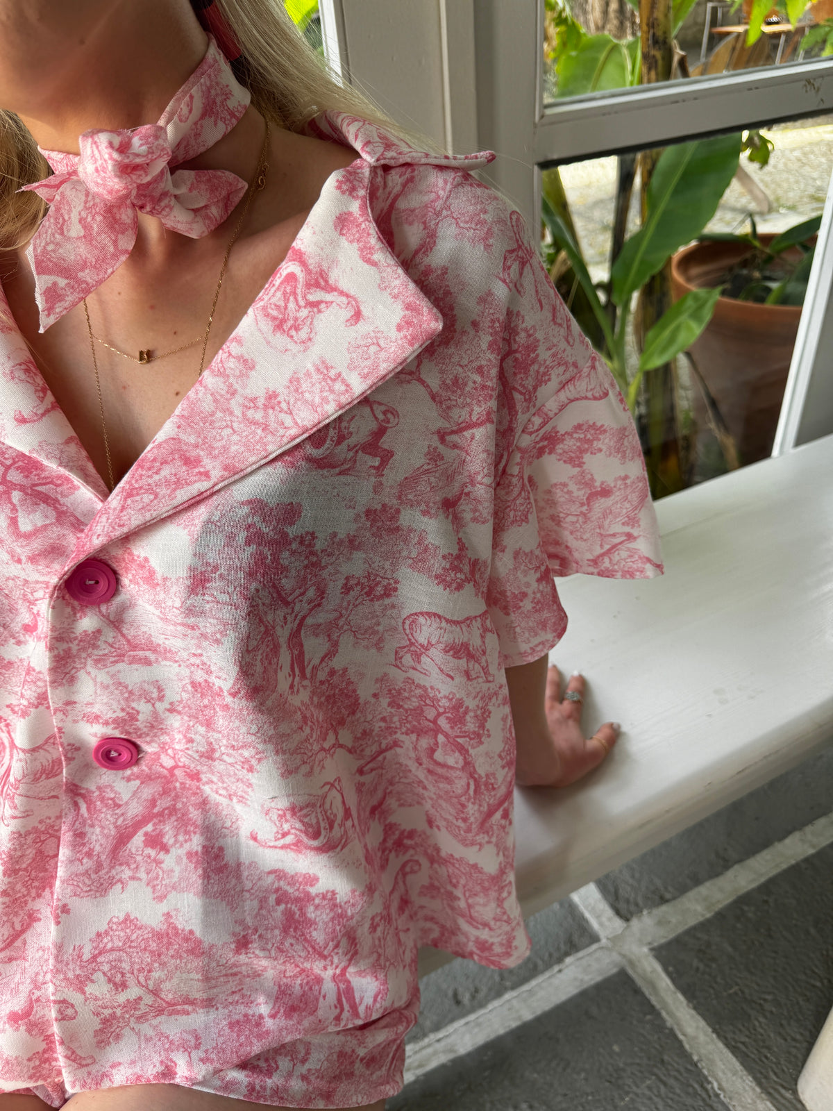 Pink Toile Set