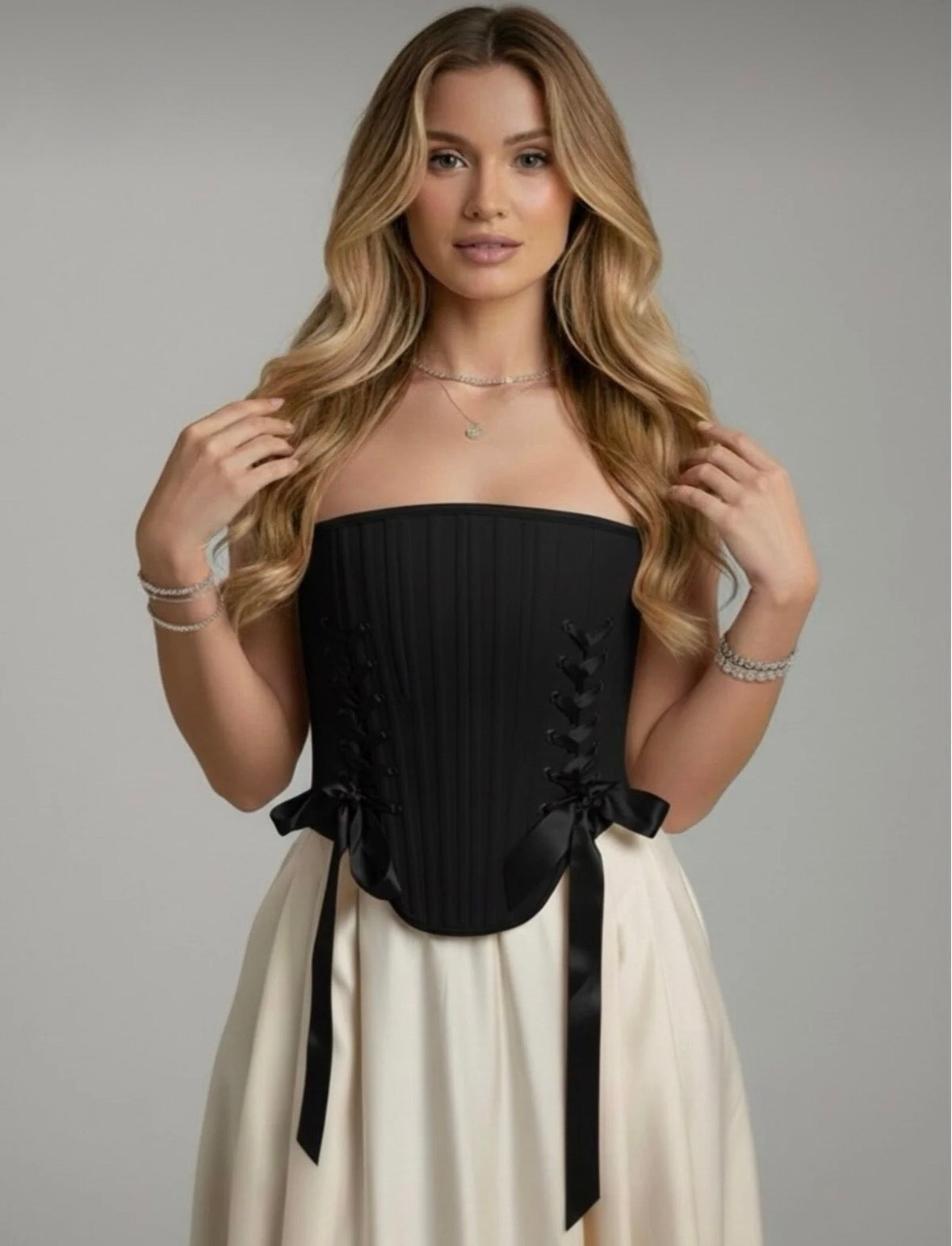 Black Mat Vici Corset