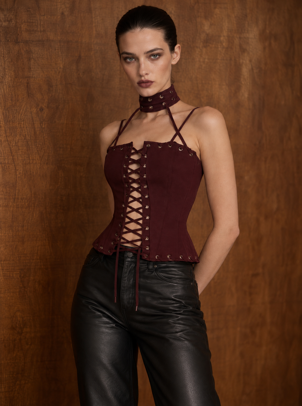 Bordo Boleyn Corset